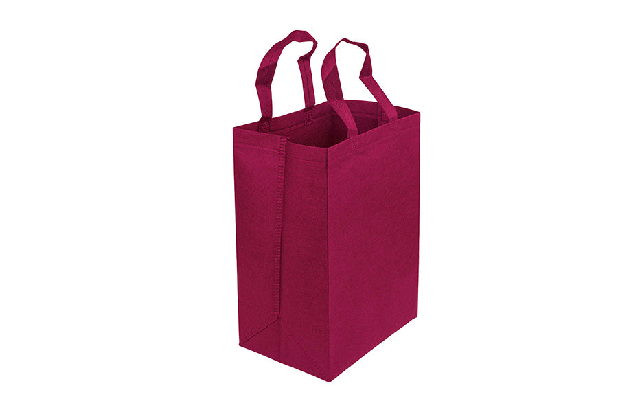 Bolsa Asa Plana Novotex 90g Burdeos 24+17x34 250ud