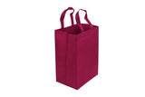 Bolsa Asa Plana Novotex 90g Burdeos 24+17x34 250ud
