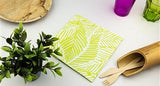 ; Servilleta Bambulux 40x40cm Dec Tropical Pistacho, 360uds