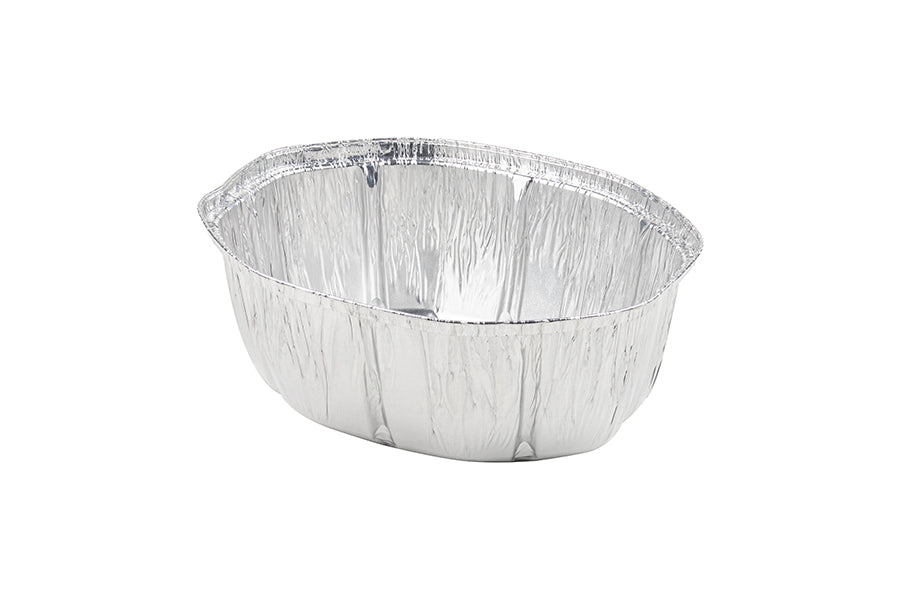 Envase Aluminio Ovalado 2500ml, 6pq x 100uds