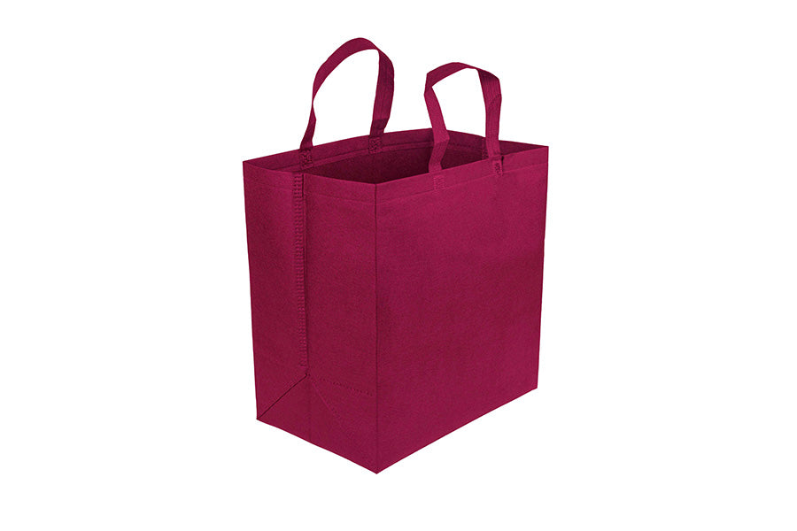 Bolsa Asa Plana Novotex 90g Burdeos 32+21x34 250ud