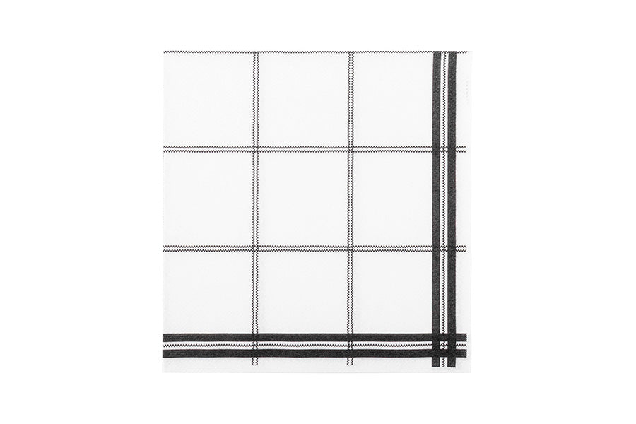 Servilleta Air Soft 48x48cm Deco. Lyon Negro, 400uds