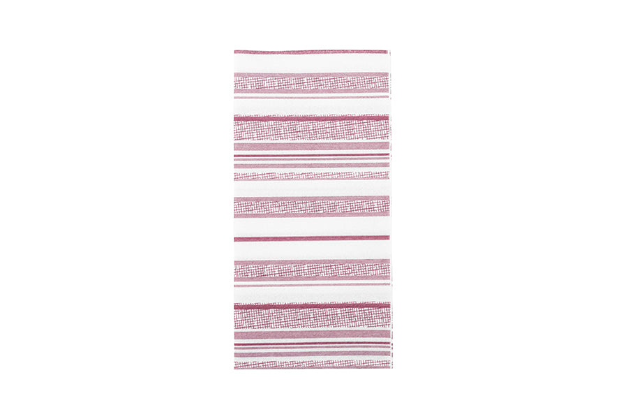 Servilleta Air Soft 48x48cm Pleg. 1/8 L Blanca Deco. Guaret Burdeos, 360uds