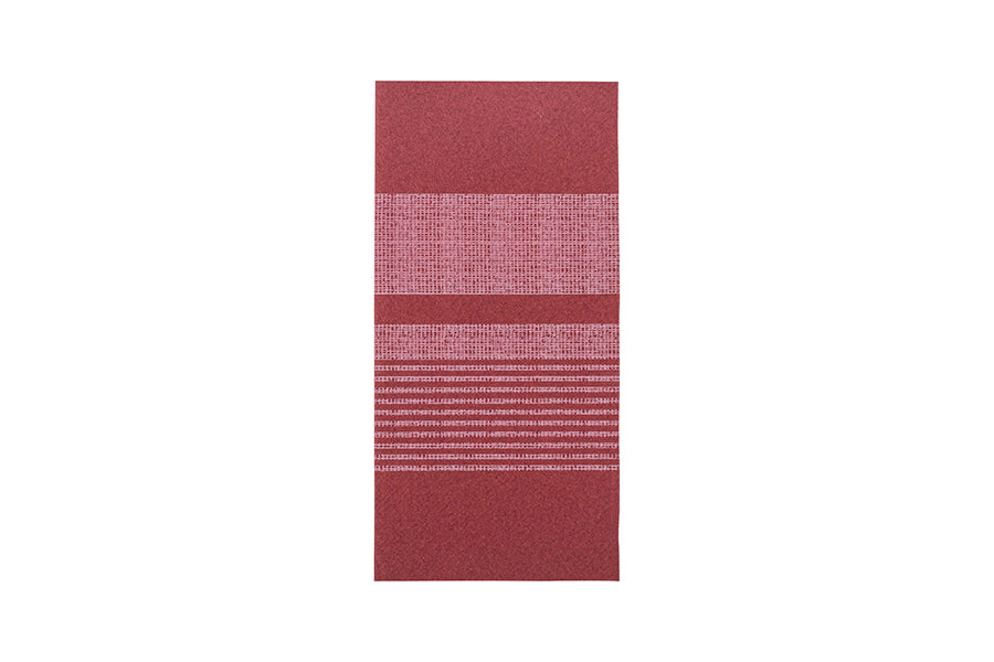 Servilleta Air Soft 48x48cm Pleg. 1/8 L Burdeos Deco. Amanecer, 360uds