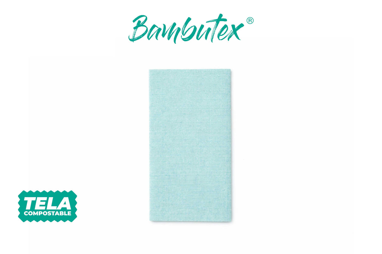 Servir. Bambutex 48x48 Pl. 1/8 360uds. Blanco CP AM Déco. Capri Agua Marina
