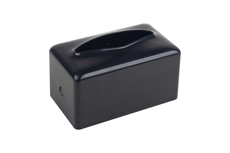 Dispensador Pañuelos 170mm Negro, 8uds.