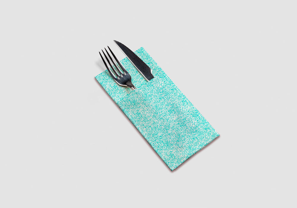Kanguro Bambutex 40x40 400 units. Deco. Esparta TU (Turquoise)