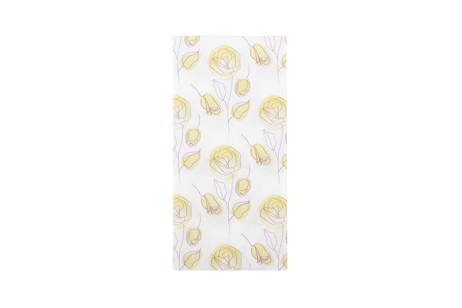 Servilleta Air Soft 48x48cm Pleg. 1/8 L Blanca Deco. Cotó Verde, 360uds