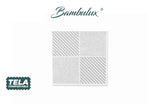 Servir. Bambulux 40x40cm 480uds Déco. Diagonale Grise
