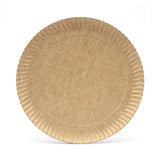 Plato Cartón Kraft Ø32 cms 50 uds
