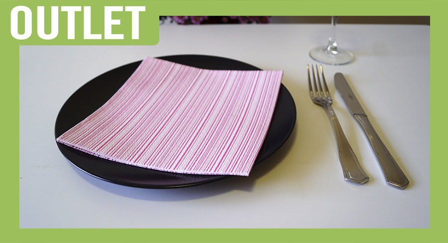 ; Servilleta Air Luxe 40x40 Pleg 1/4 Deco Basic FU (Fucsia) OUTLET