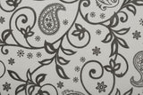Rollo Air Soft 1,20x25m Blanco Déco. Cachemir NE (Nègre) OUTLET