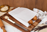 Bolsa Papel 18+7x32cm 40gr Blanco Estándar, 1.000uds