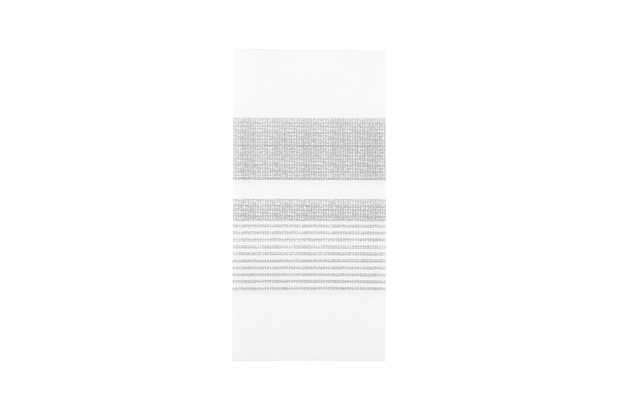 Servilleta Air Soft 48x48cm Pleg. 1/8 L Blanca Deco. Amanecer Gris, 360uds