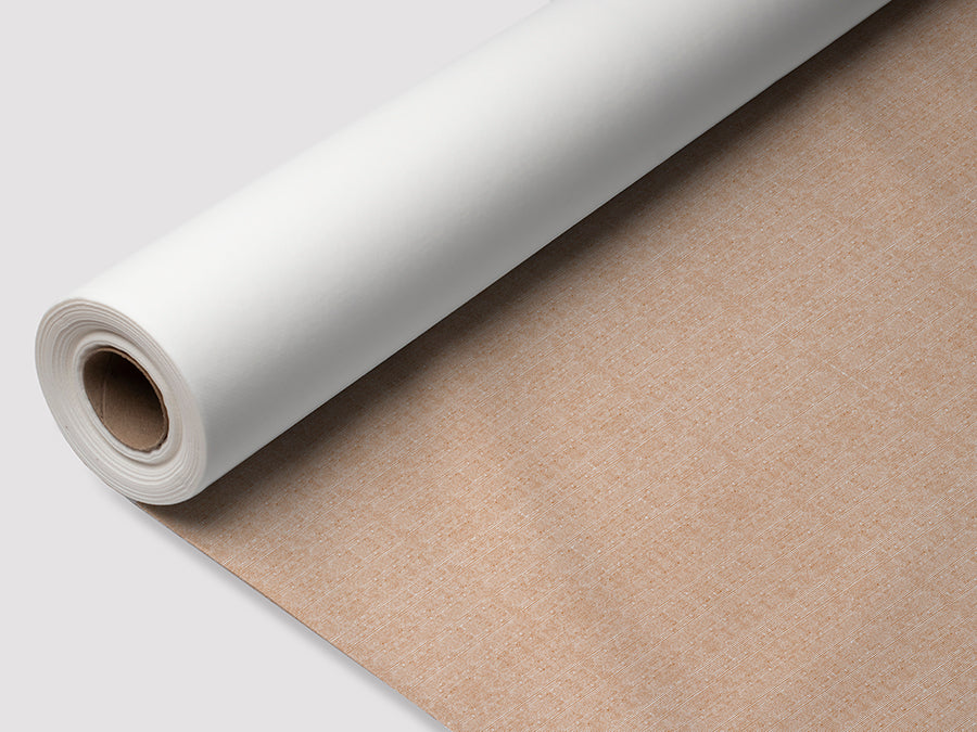 Rollo Mantel Bambulux 1x25m Blanco Deco. Capri Melocotón