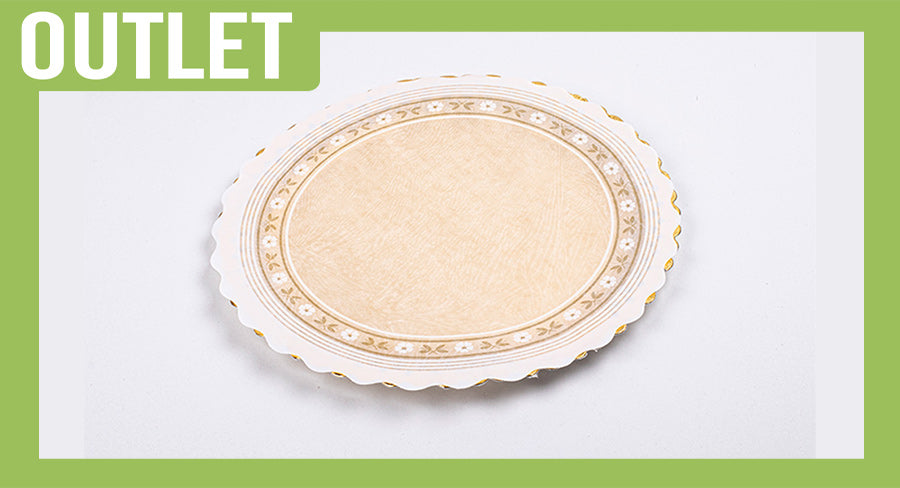 ; Rodales Parafinados Blancos 30cm 100uds