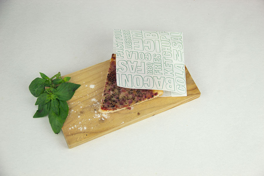 Sac Papel Antigrasa 15x15cm 35gr. Déco. Gourmand 3.000 uds. (ouvert deux lados)