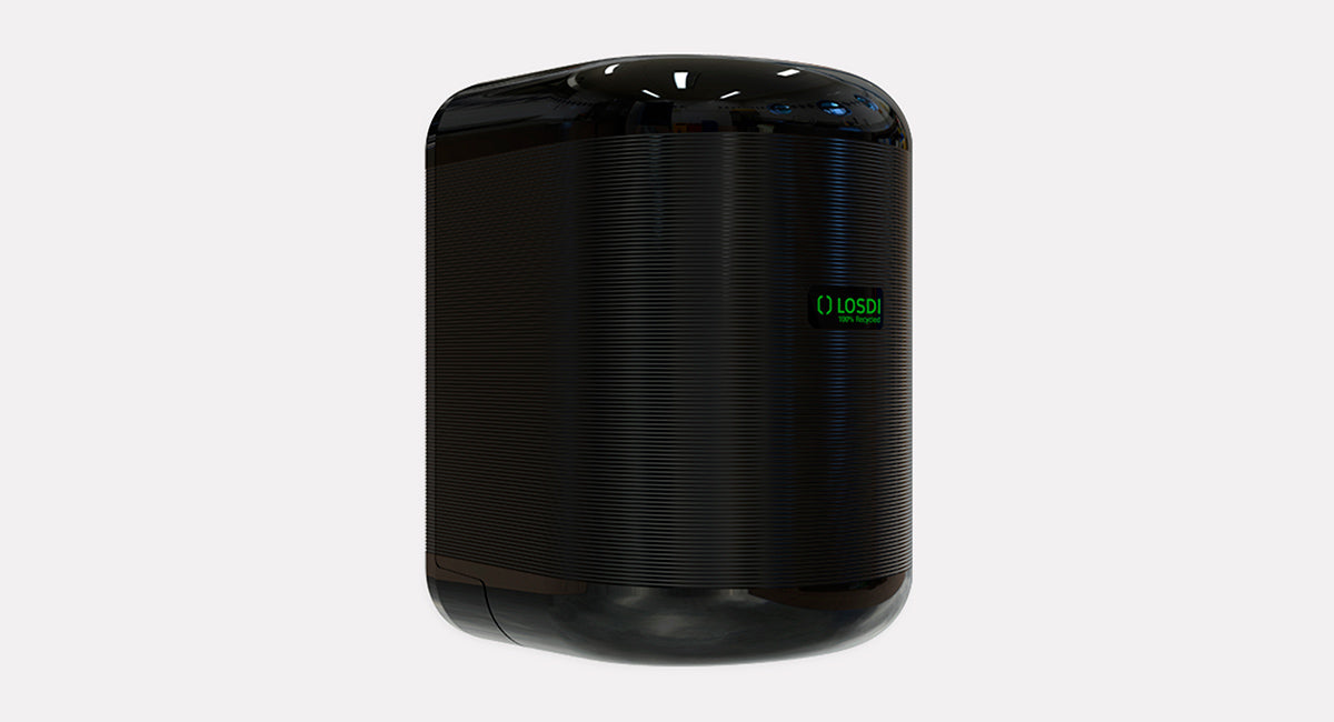 Disp. papel mecha Eco-Luxe Negro Losdi (diffuseur) Plástico Reciclado