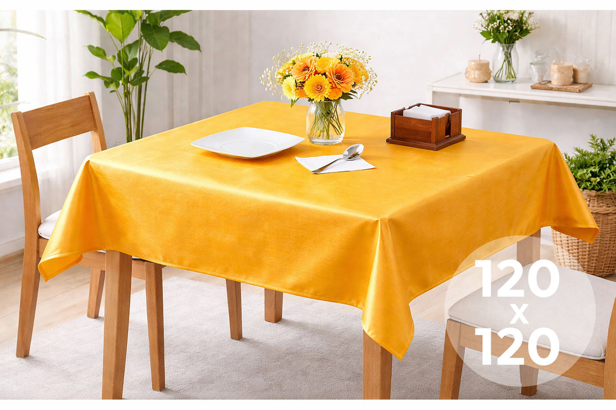 Mantel Extratela Alba Plus 120x120cm Amarillo (Confeccionado a 116x116cm)