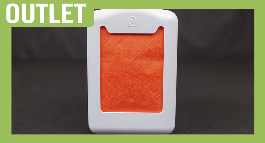 ; Servilletas Miniservis 17x17cm Naranja Tissue, 80uds 60pq