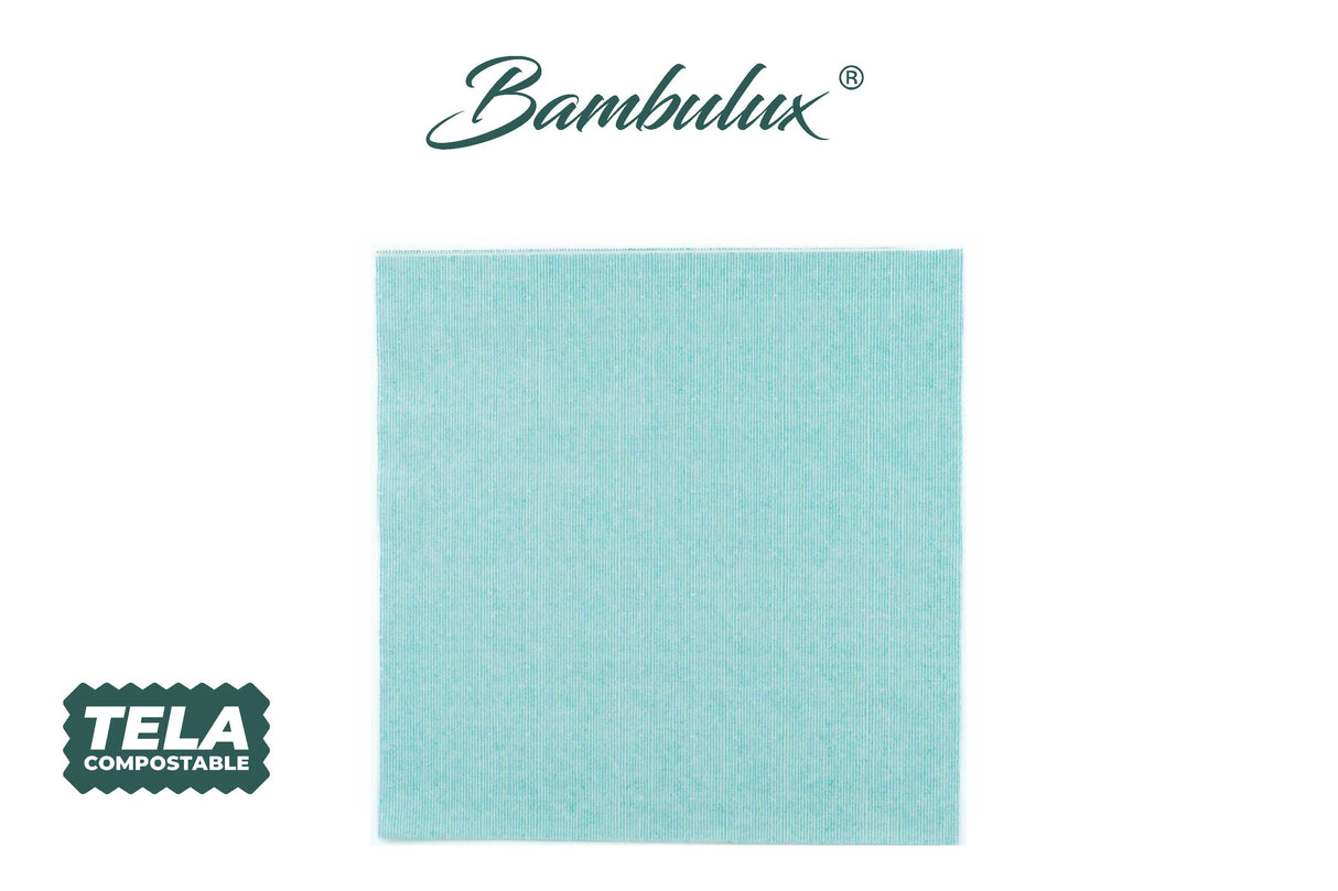 Servilleta Bambulux 48x48cm Deco. Capri Agua Marina, 480uds