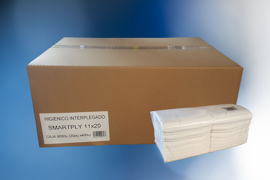 Hygienico Interplegado 11x20cm. Smartfly 20x400u.