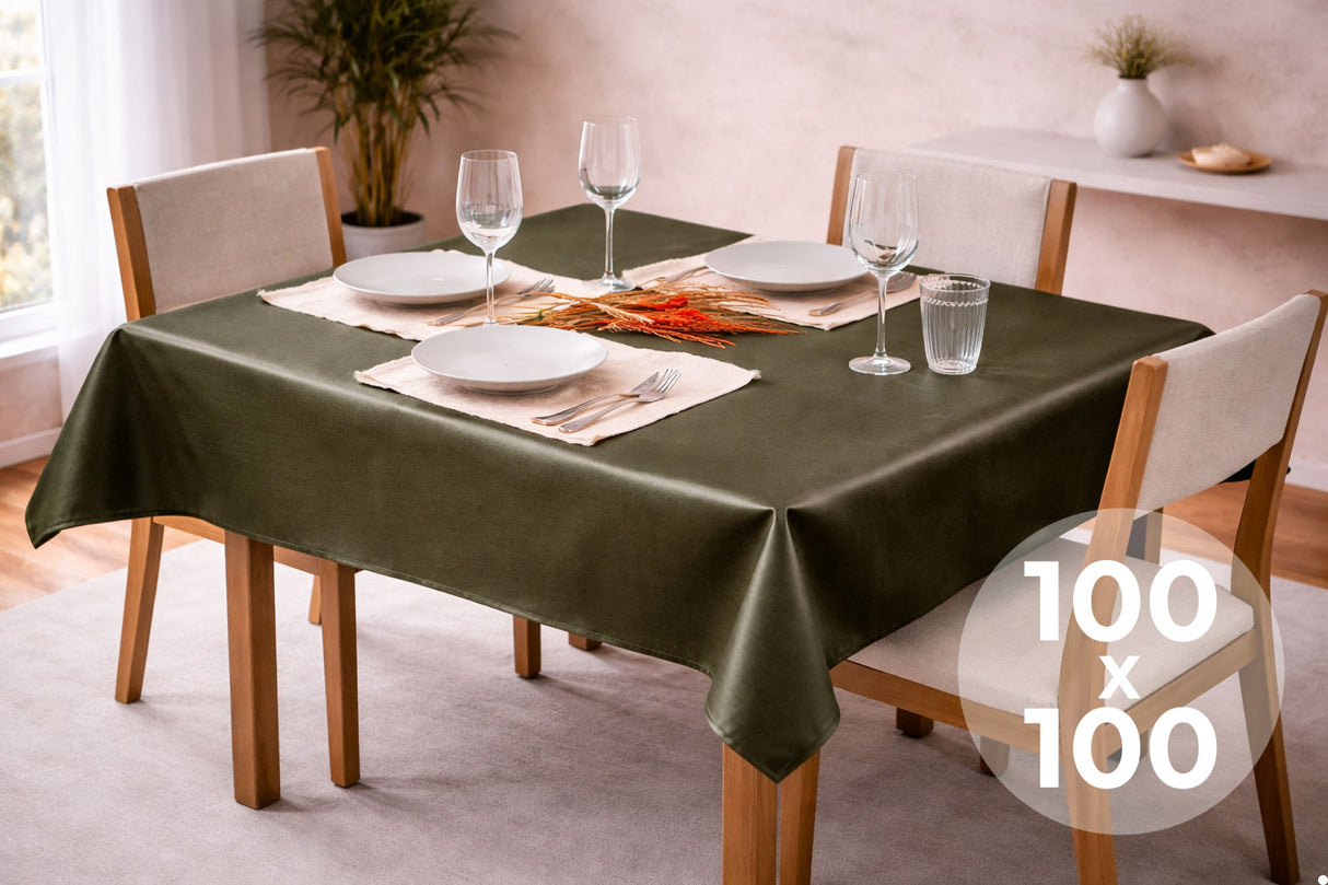 Mantel Extratela Alba Plus 100x100cm Verde (Confeccionado a 96x96cm)