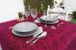 Mantel Novotex 100x100cm Burdeos Decorado, 150uds