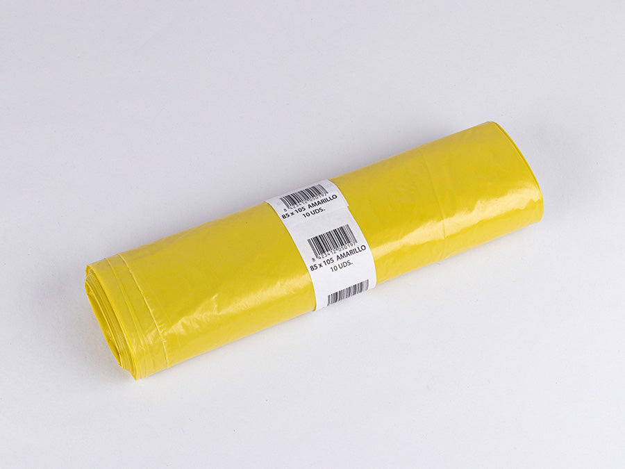 Sac Basura 85x105cm Amarilla G-120 10u 30 rouleaux