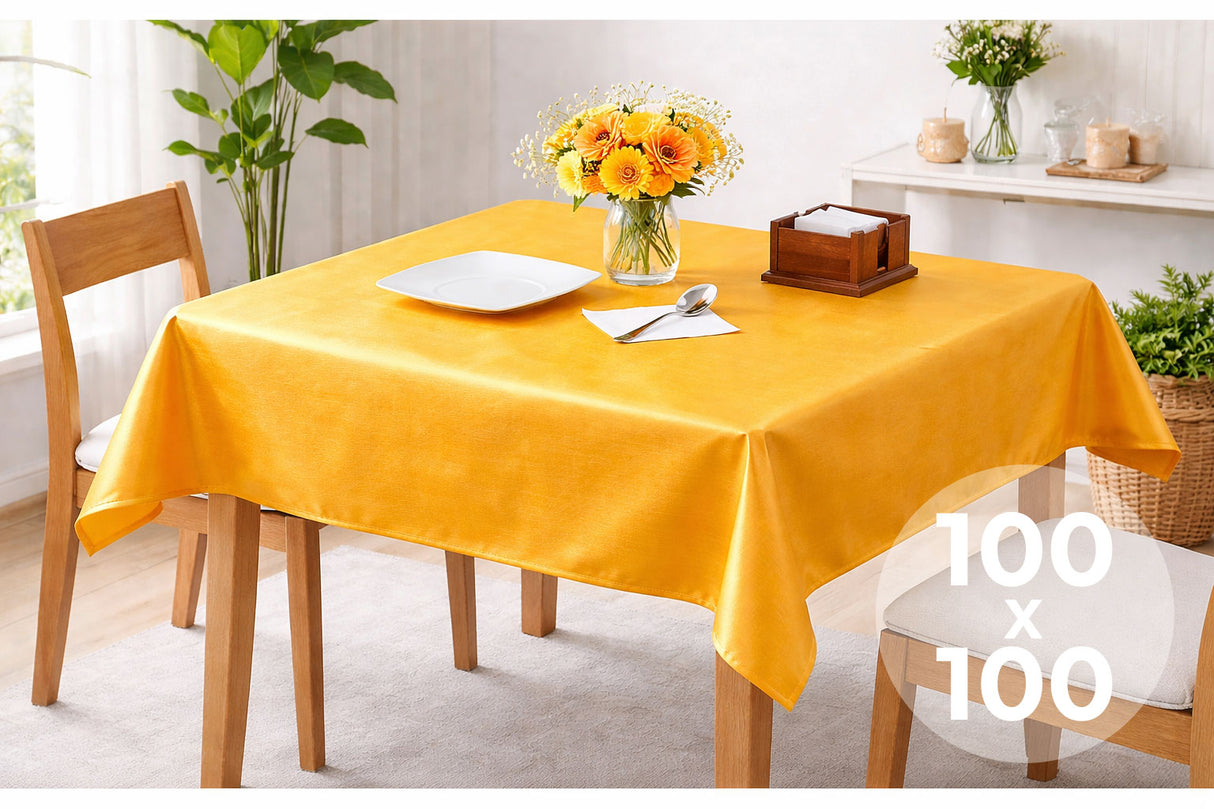 Mantel Extratela Alba Plus 100x100cm Amarillo (Confeccionado a 96x96cm)