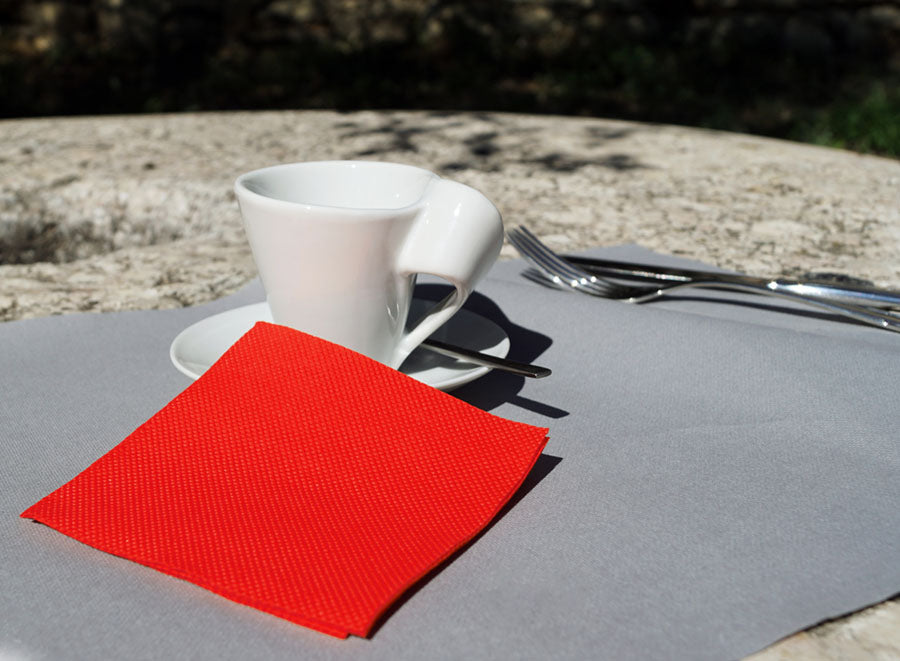 Servilletas 20x20 Micropunto 100ud. 24pq. Rojo