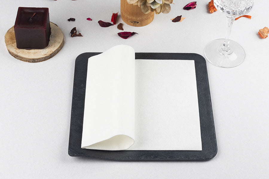 Serv. Bambulux 40x40 400ud. Blanco