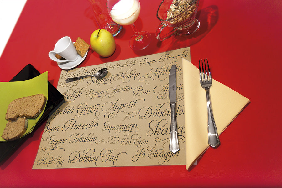Mantel papel 30x40cm 40gr Eco Nature Buen Provecho, 1.000uds