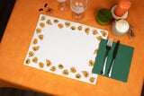 Mantel papel 30x40cm 45gr Blanco Deco. Halloween, Estuche de 500uds