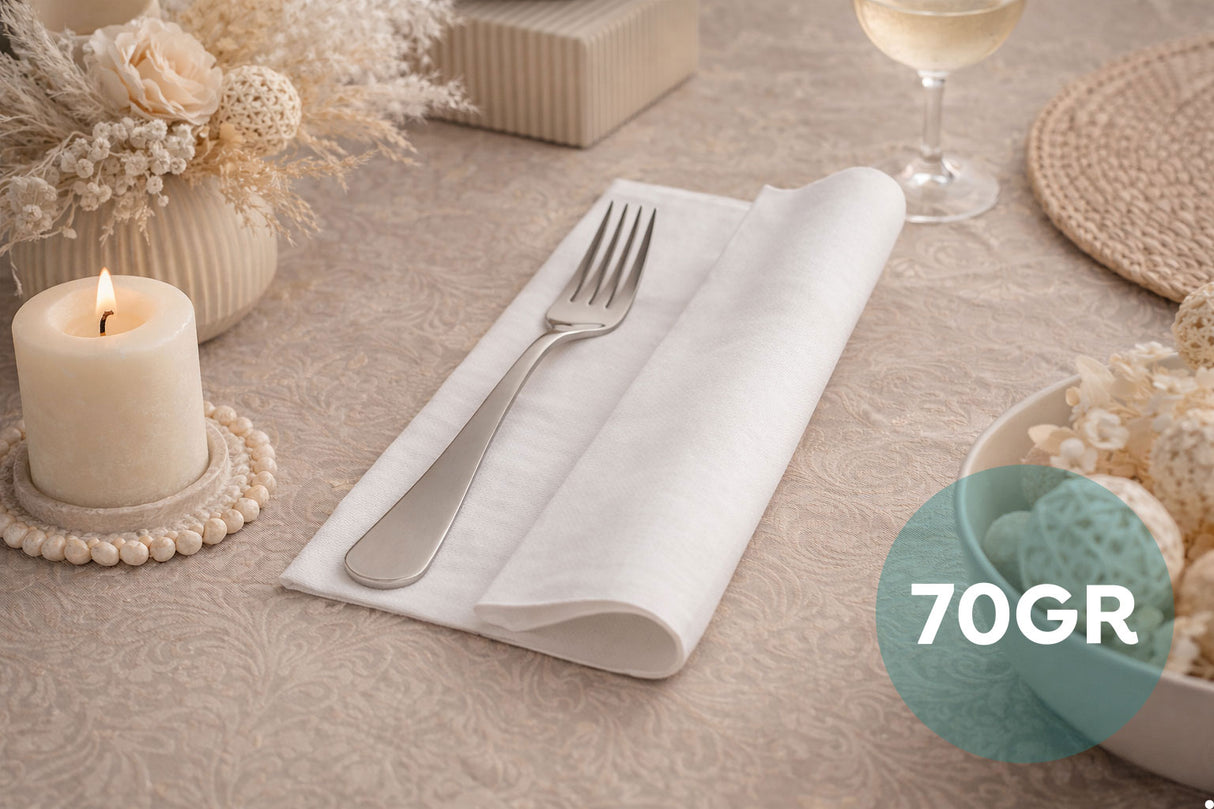 Serv. Softex 48x48cm 70gr 400ud. Blanc