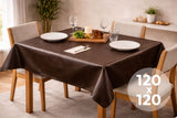 Mantel Extratela Alba Plus 120x120cm Marron (Confeccionado a 116x116cm)