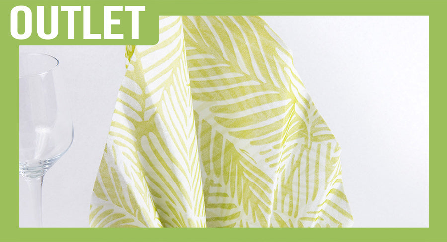 ; Servilleta Bambutex 50x50cm Deco. Tropical Pistacho, 200uds