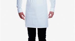 ; Roll Drap Mandil Cocina 75x50cm Blanco