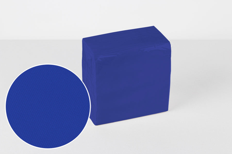 Servilleta Punta Punta 33x33cm Azul, 50uds 27paq