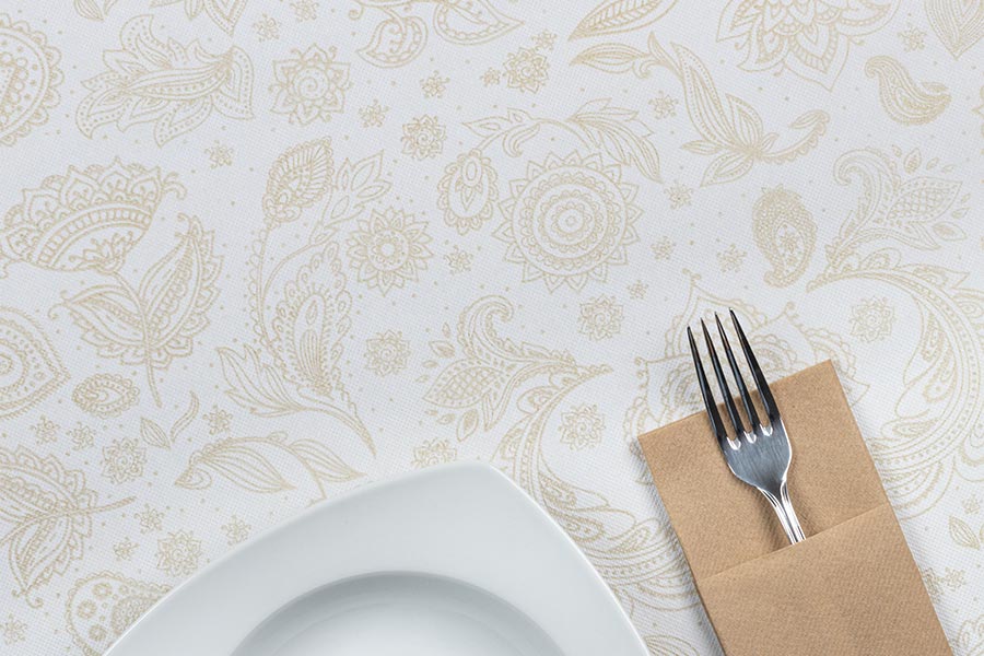 Rollo Novotex 1,20x50m Blanco Deco Yakarta 55gr Precorte a 40cm