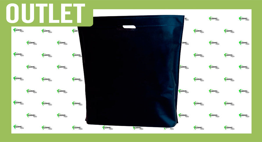 ; Bolsa Troquelada Novotex 50x50+10cm 60gr Negro, 250uds