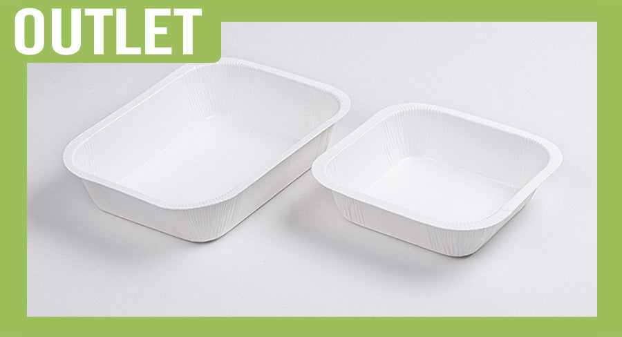 Heat-sealable tray of precooked food, 18.5 x 13.2 x 4 cm, 60 units