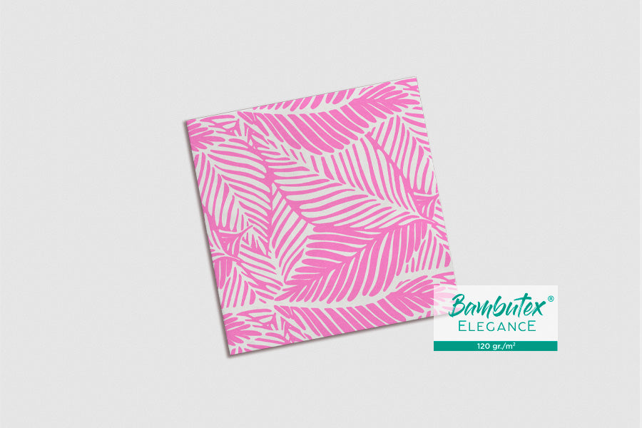 ; Serv. Bambulux 40x40 360u Dec Tropical FU (Fuchsia) 