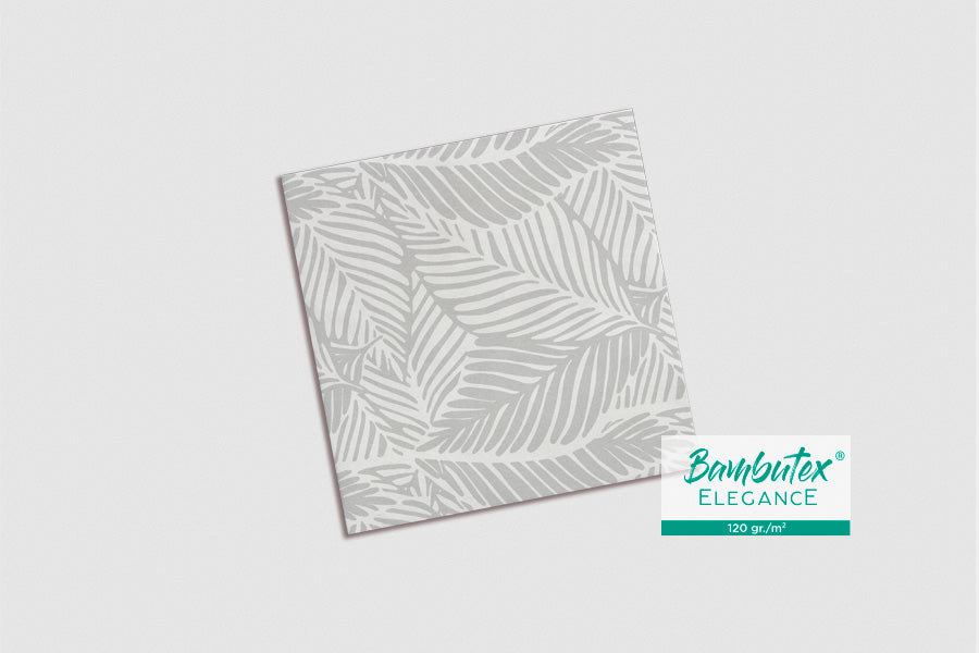 ; Serv. Bambulux 40x40 360u Dec Tropical GR (Gris) 