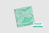 Servilleta Bambulux 40x40cm Dec Tropical Turquesa, 360uds