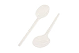 Cuchara apilable blanca 100 uds.