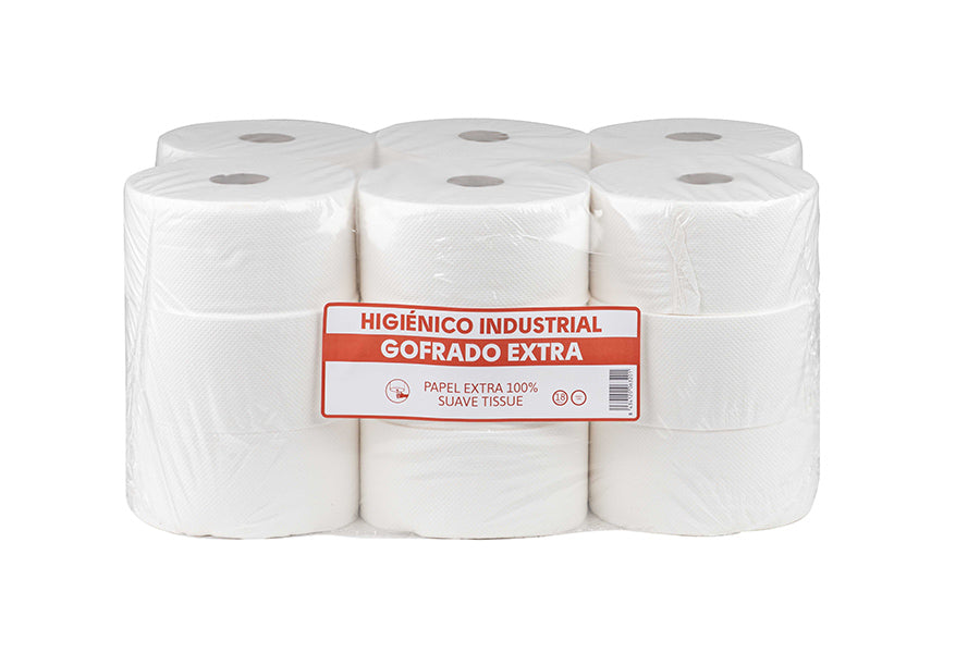 Higienico Industriel Extra Gofrado 350gr. 18 unités.