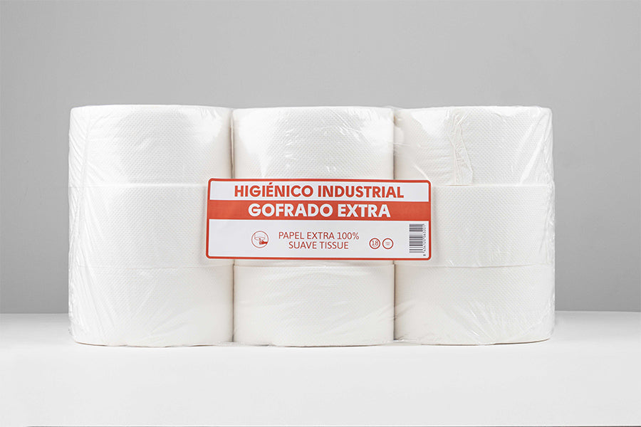 Higienico Industriel Extra Gofrado 350gr. 18 unités.
