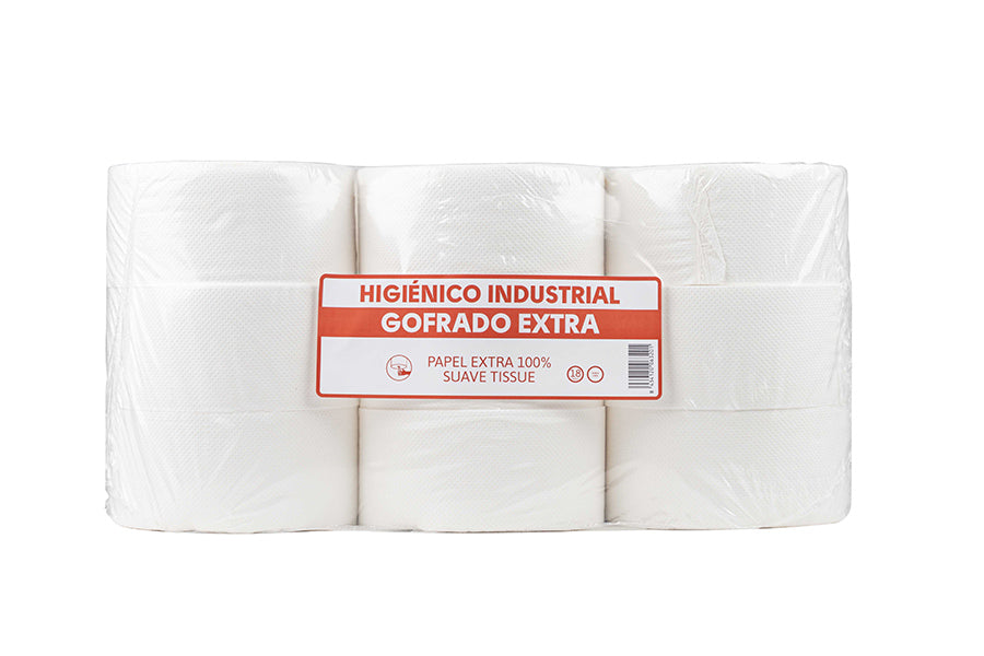 Higienico Industriel Extra Gofrado 350gr. 18 unités.