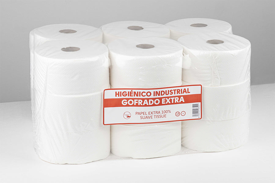 Higienico Industriel Extra Gofrado 350gr. 18 unités.